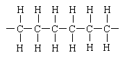 Фрагмент полиэтиленовой цепи